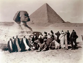 Touristes au Sphinx